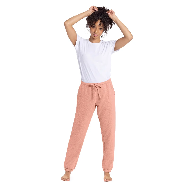 Women's Casual Clothing For Lounging Women's Sueded French Terry Sweatpants