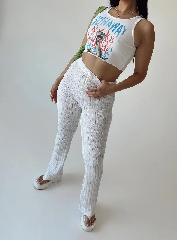 Casual Chic for Women Santorini Knit Pant Ivory
