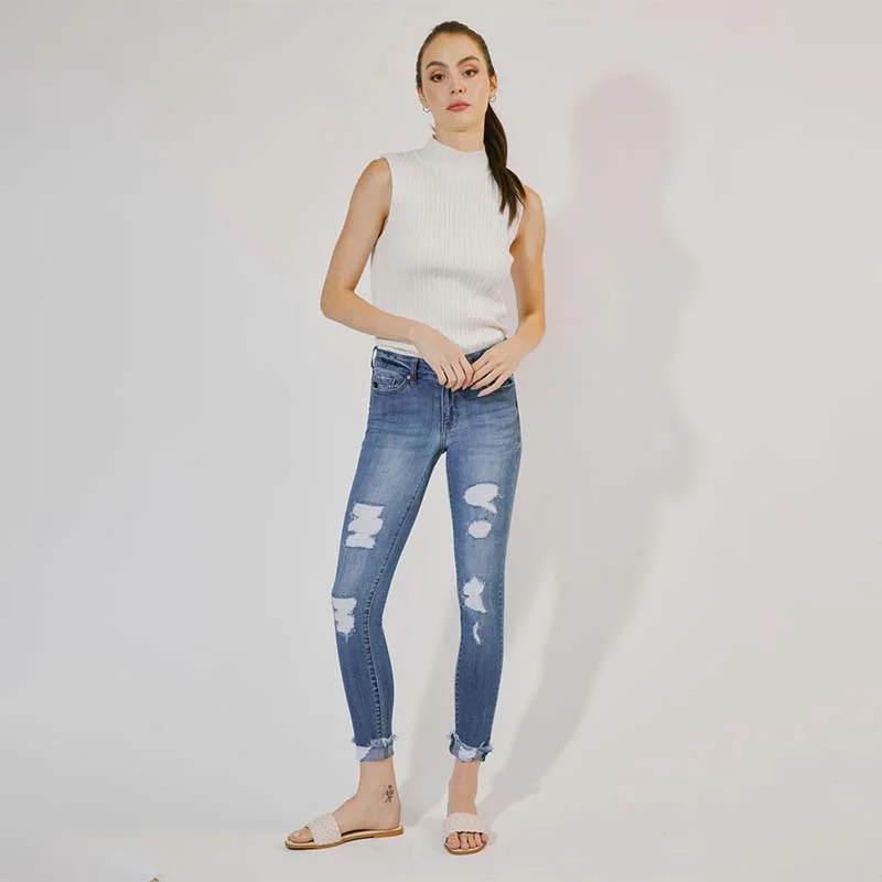 Women's Occasion Wear Clothing Florence Mid Rise Skinny Jeans