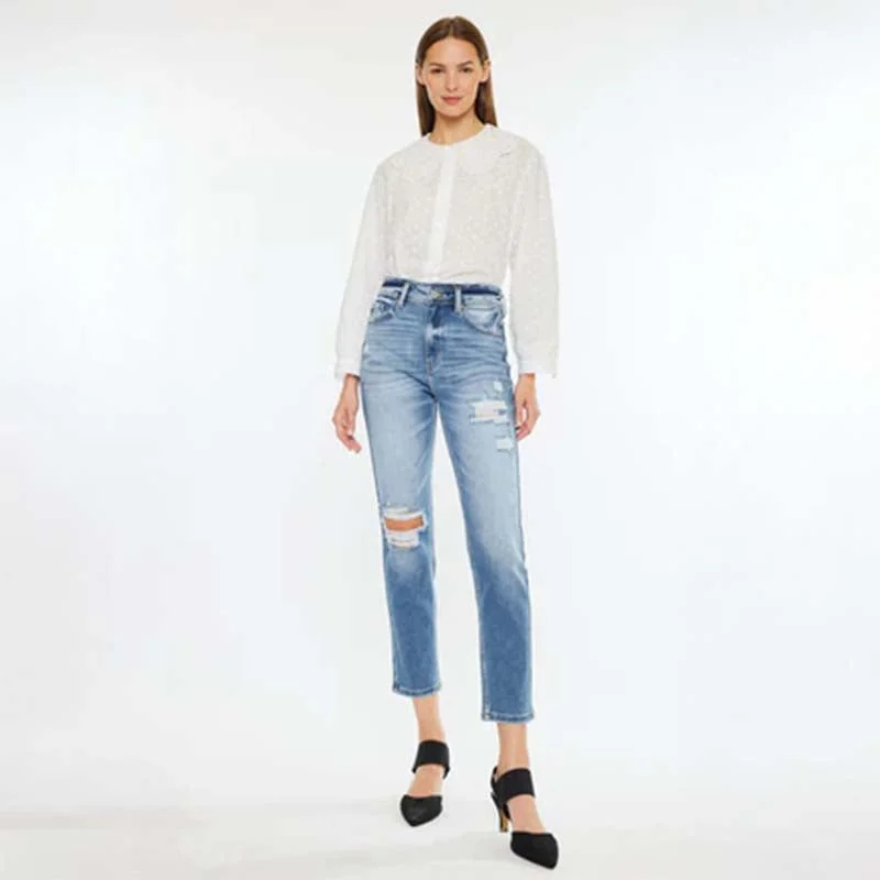 Women's Clothing For Work The High Rise Mom Slim Jeans