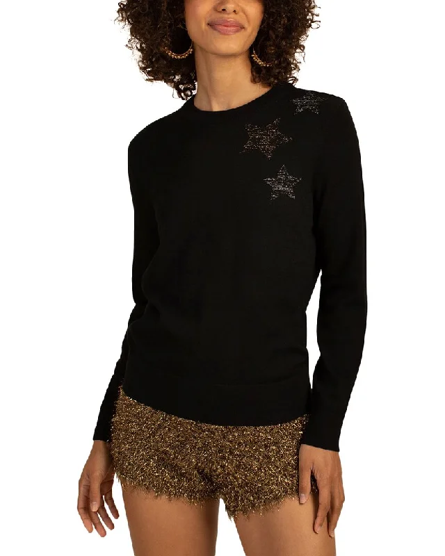 Women's Holiday Clothing Trina Turk Celeste Crewneck Wool Sweater