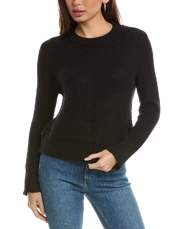 Women's Holiday Clothes Hannah Rose Honeycomb Knit Cashmere-Blend Sweater