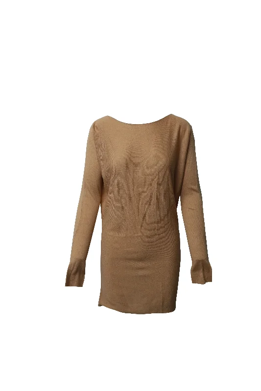 Chic Clothing For Women Vince Sweater Dress in Beige Rayon