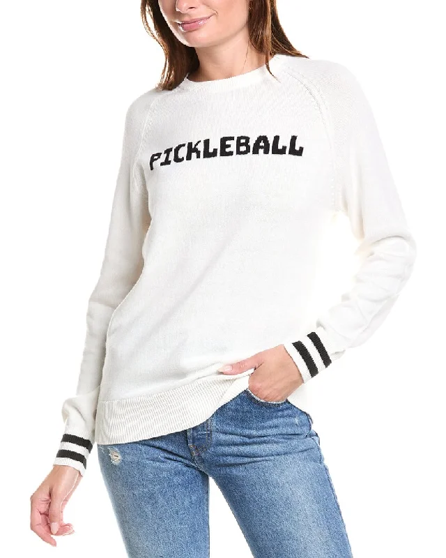 Stylish Clothes For Women 27 Miles Malibu Pickleball Raglan Cashmere-Blend Sweater