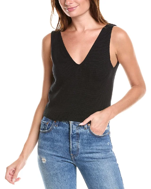 Women's Party Clothes 27 Miles Malibu Cropped Low Back Tank