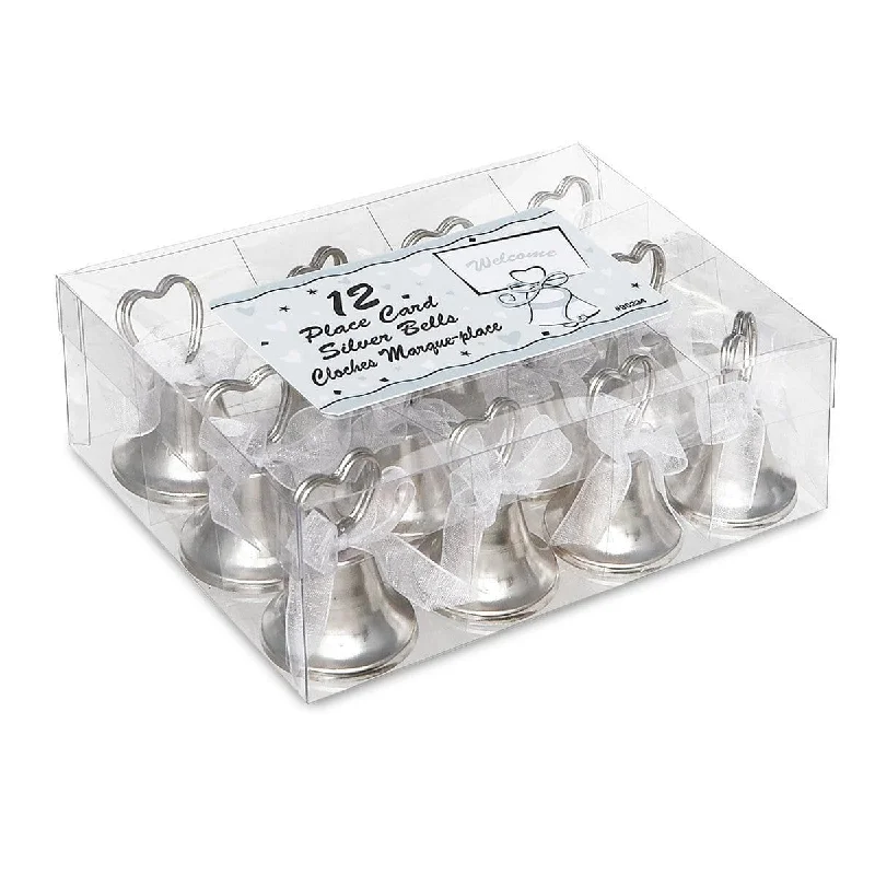 Charming Everyday Clothing For Women Place Card Holders - Silver Bell 12/pkg.