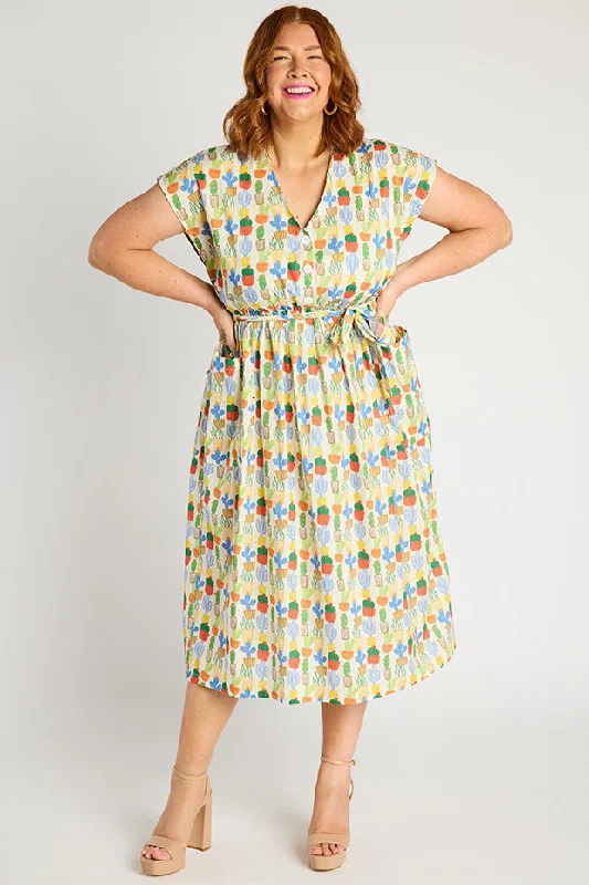 Women's Professional Clothes Georgie Cactus Dress