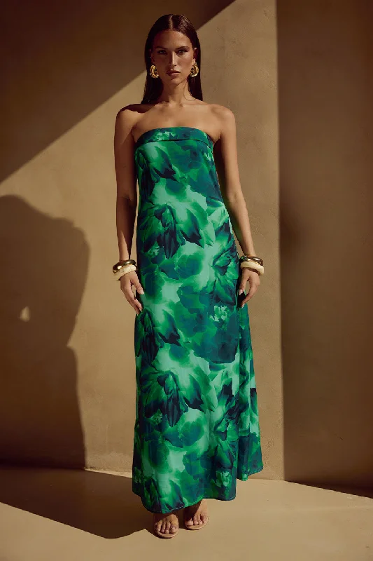 Odd Size Clearance Sale ALBA MAXI DRESS - CALISTA GREEN