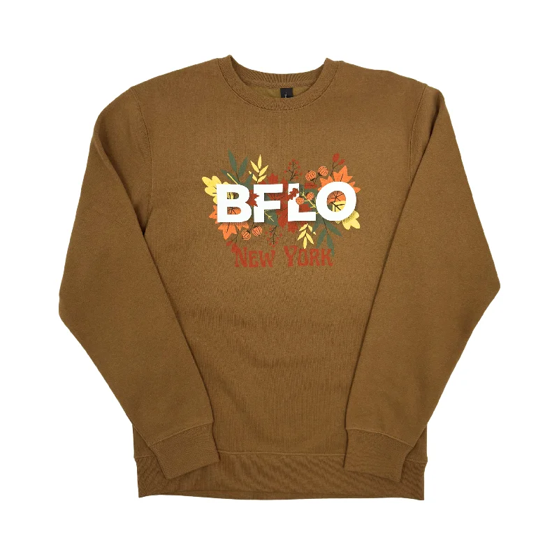 Women's Clothing With Trendy Designs BFLO New York Fall Duck Brown Crewneck