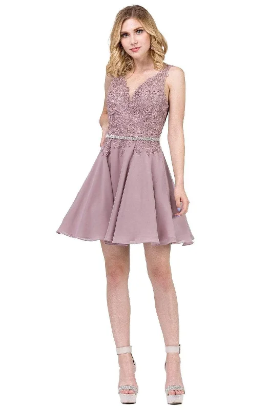 Step Ahead, Lead The Trend Dancing Queen - Plunging V-Neck Lace Bodice Homecoming Dress 3011 Step Ahead, Lead The Trend Dancing Queen - Plunging V-Neck Lace Bodice Homecoming Dress 3011