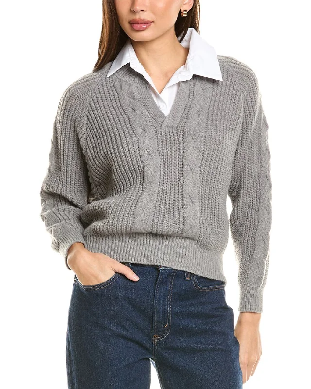 Women's Office Clothing Seraphina Layered Sweater