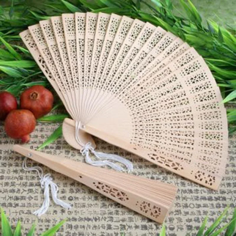 Women's Formal Event Clothing Wood Fan