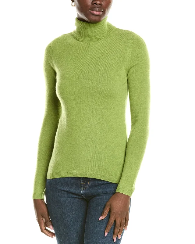 Women's Workout Clothing Forte Cashmere Turtleneck Cashmere Sweater