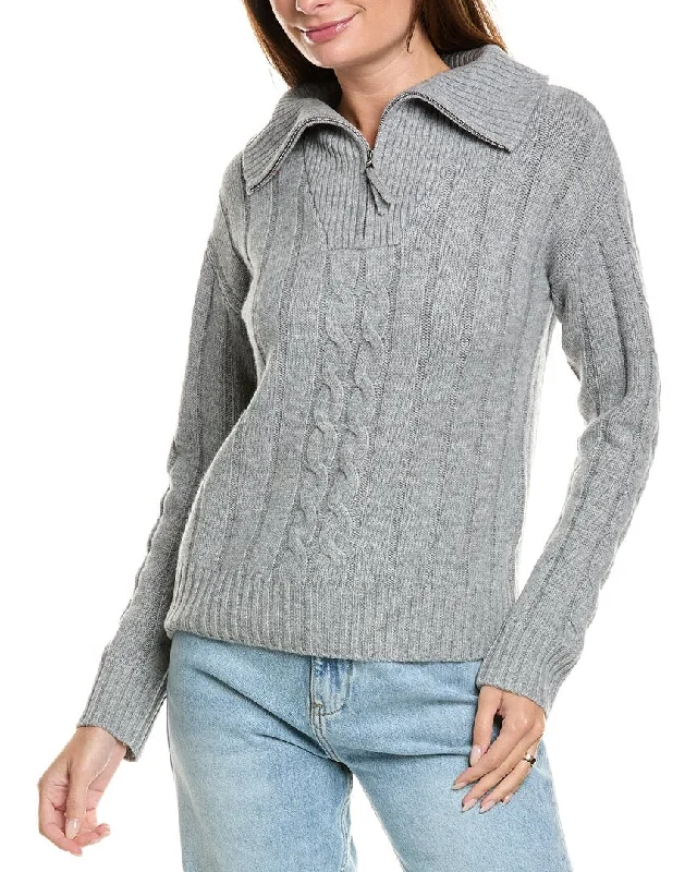 Women's Plus-Size Clothes Kier+J Wool & Cashmere-Blend Pullover