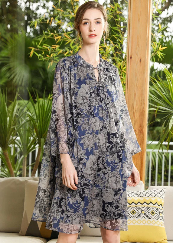 Limited Time Offer Plus Size Stand Collar Oversized Print Chiffon Holiday Dress Long Sleeve Limited Time Offer Plus Size Stand Collar Oversized Print Chiffon Holiday Dress Long Sleeve