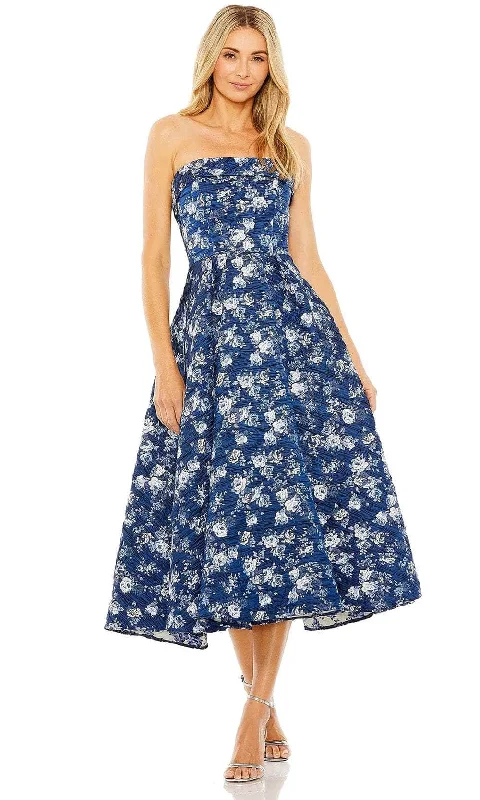 Style Versatile Women's Collection Mac Duggal 68617 - Straight Across Printed Cocktail Dress Style Versatile Women's Collection Mac Duggal 68617 - Straight Across Printed Cocktail Dress