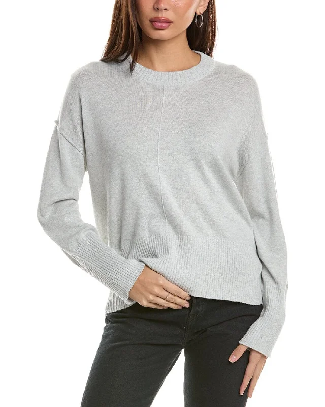 Women's Trendy Clothing Hannah Rose Bungalow Boxy Cashmere-Blend Sweater