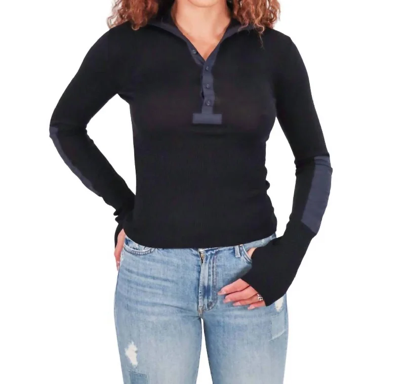 Fashion-Forward Women's Clothing Drew Pullover Sweater In Noir