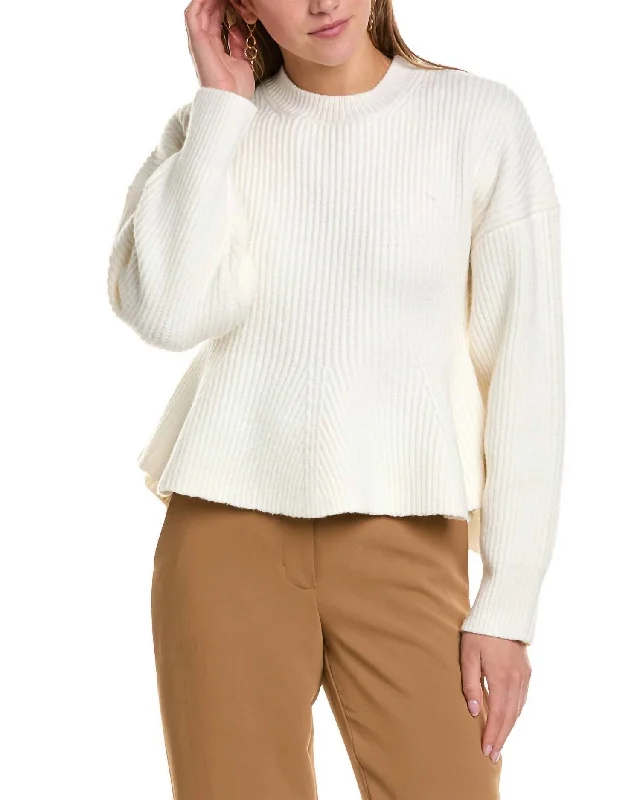 Fashionable Women's Clothing Eliza Sweater In Cream