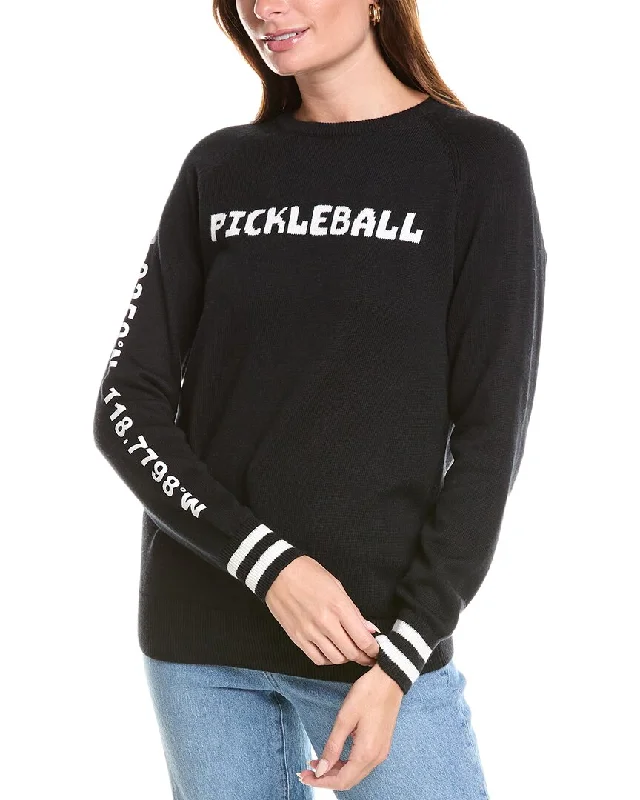 Casual Clothing For Women 27 Miles Malibu Pickleball Raglan Cashmere-Blend Sweater