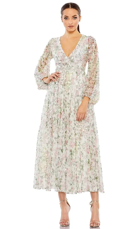 Best Online Clothing Boutiques Mac Duggal 93788 - Floral Print Beaded Formal Dress Best Online Clothing Boutiques Mac Duggal 93788 - Floral Print Beaded Formal Dress