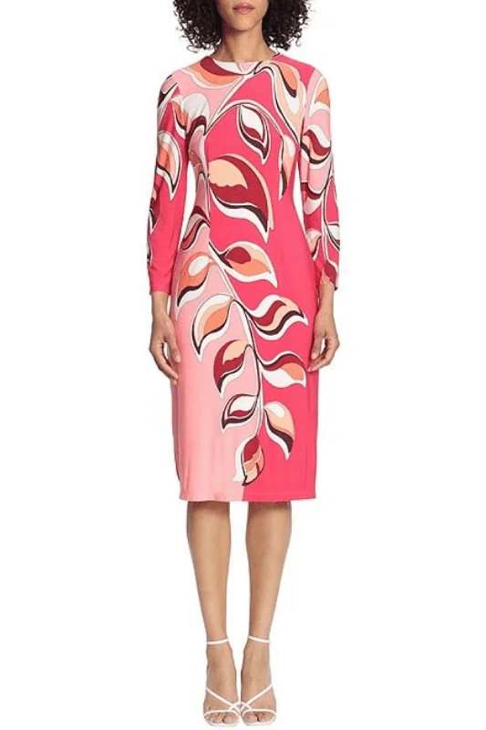 Chic Trends For The Fashion Savvy Maggy London G5296M - Printed Midi Long Sleeve Dress Chic Trends For The Fashion Savvy Maggy London G5296M - Printed Midi Long Sleeve Dress