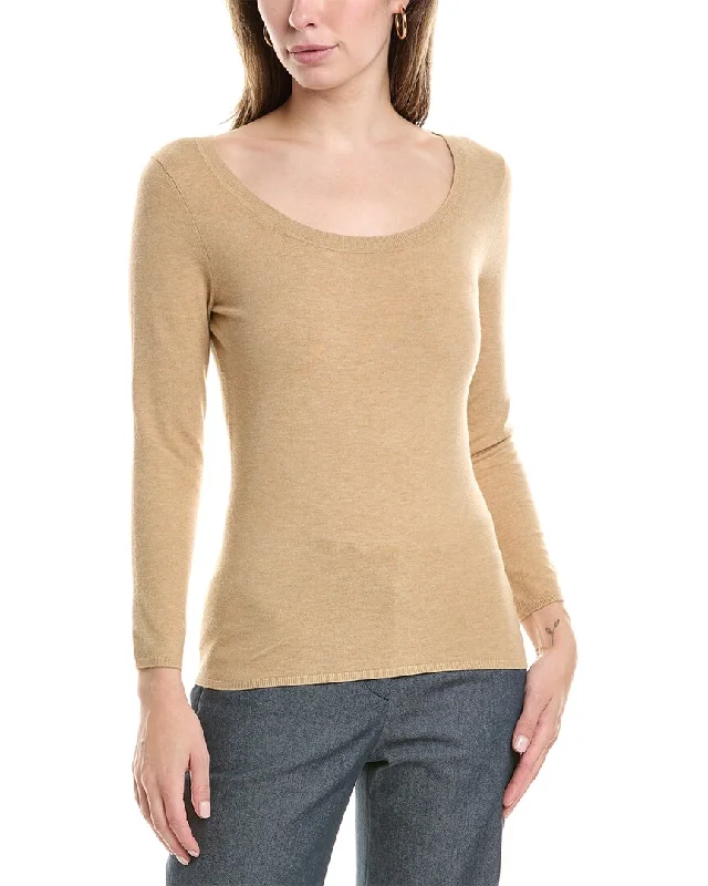 Luxury Women's Clothes St. John Scoop Sweater