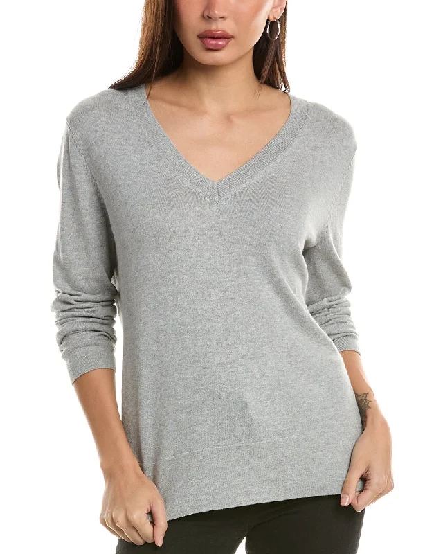 Timeless Women's Clothing Hannah Rose Santa Monica Cashmere-Blend Pullover