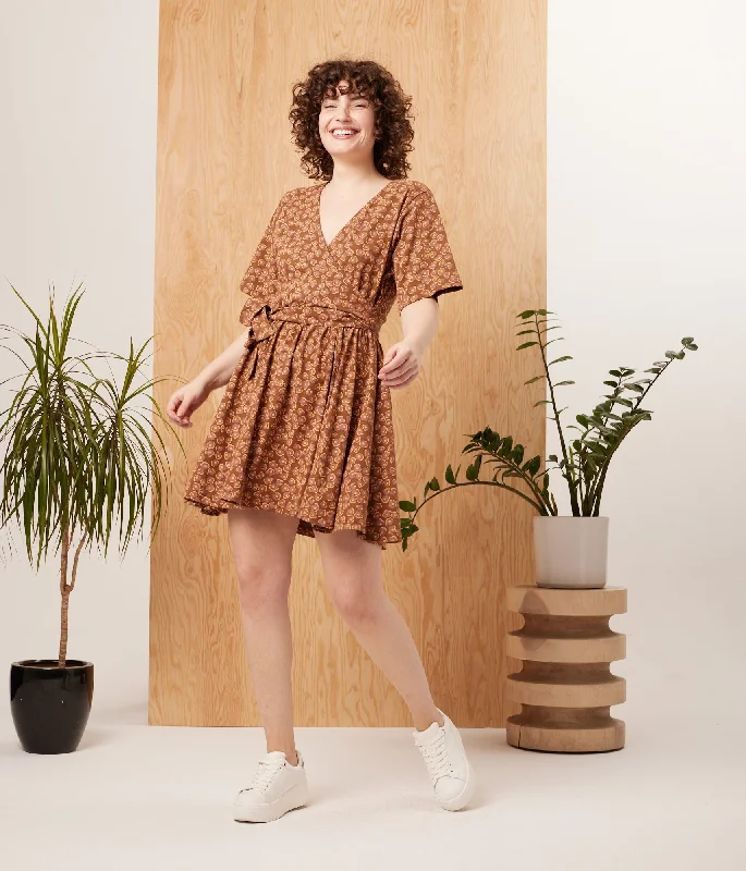 Chic Style Kalen Dress - Spice Pop Floral