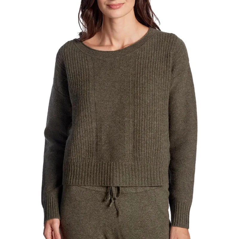 Women's Plus-Size Clothes The Hazel Sweater In Military