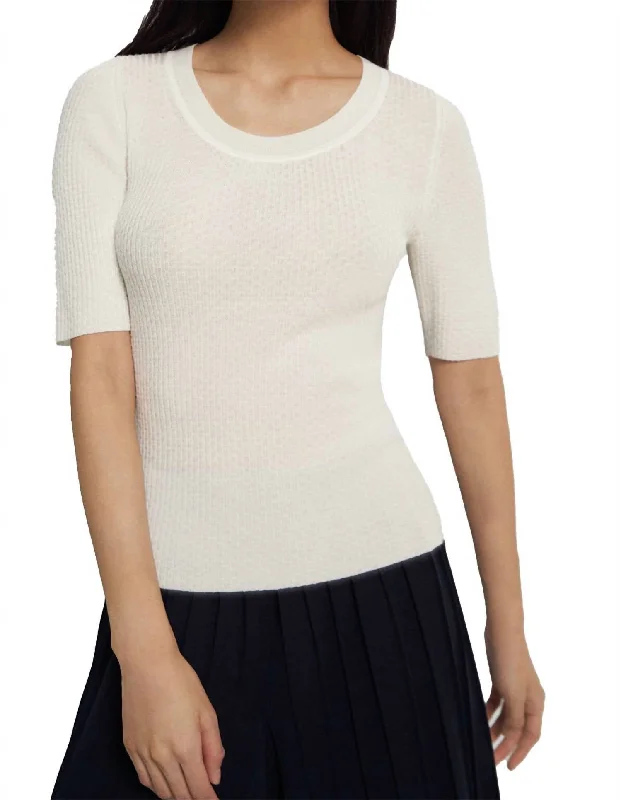 Women's Trendy Casual Clothes Leenda Wool Pullover Top In Oat