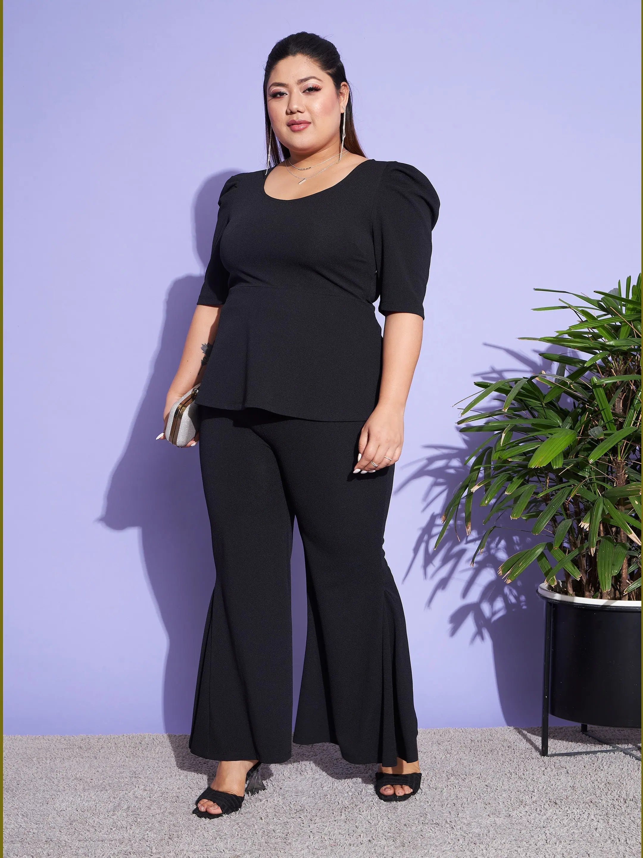 Charming Everyday Clothing For Women Women Solid Standard Black Jumpsuits & Sets