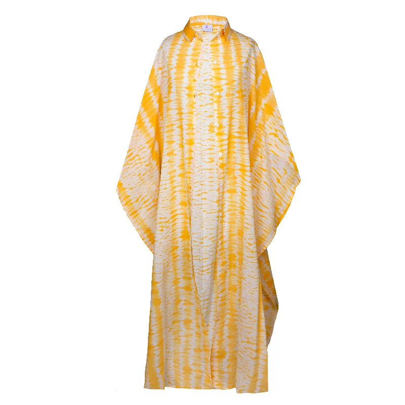 Women's Athletic Clothes Sunshine Shibori Beach Duster