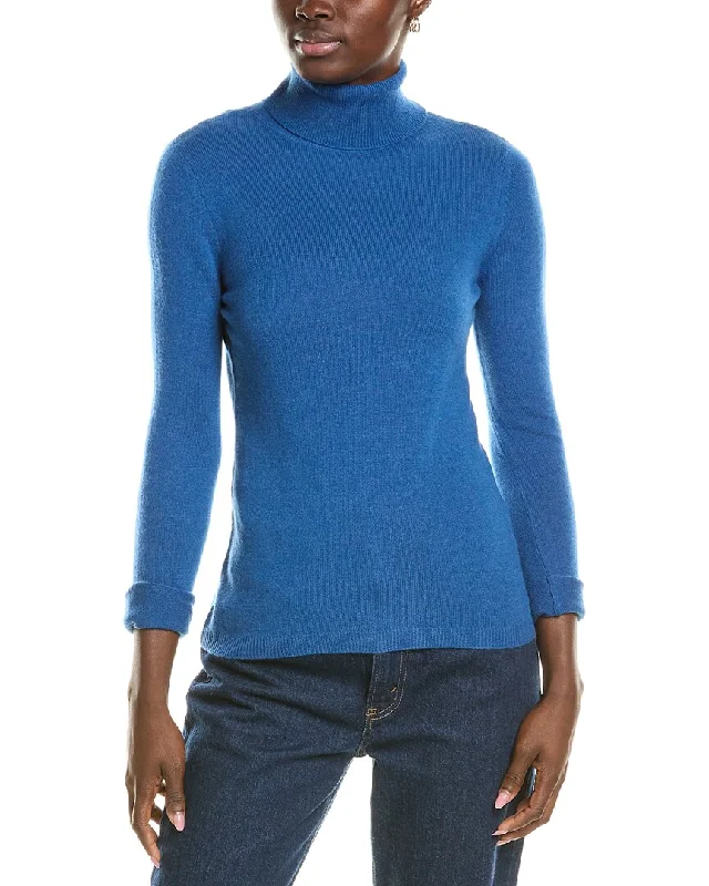 Women's Clothing For Special Occasions Forte Cashmere Turtleneck Cashmere Sweater