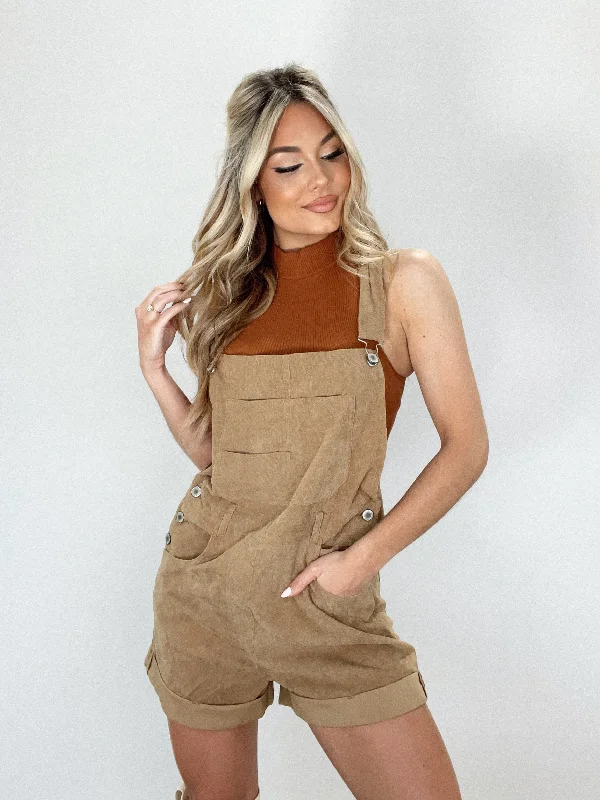 Women's Clothes Corduroy Shortalls