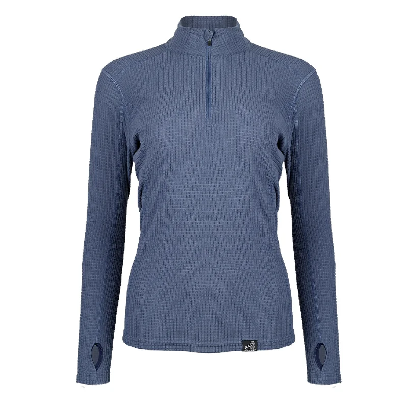 Elegant Clothing For Women Paramo Womens Grid Technic Baselayer Indigo Blue