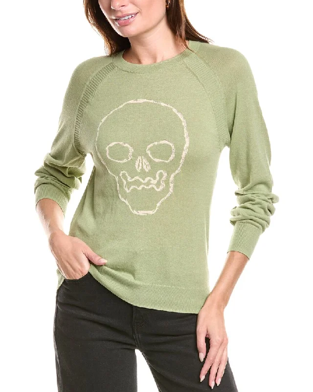 Sustainable Fashion Clothing For Women 27 Miles Malibu Skull Front Sweater