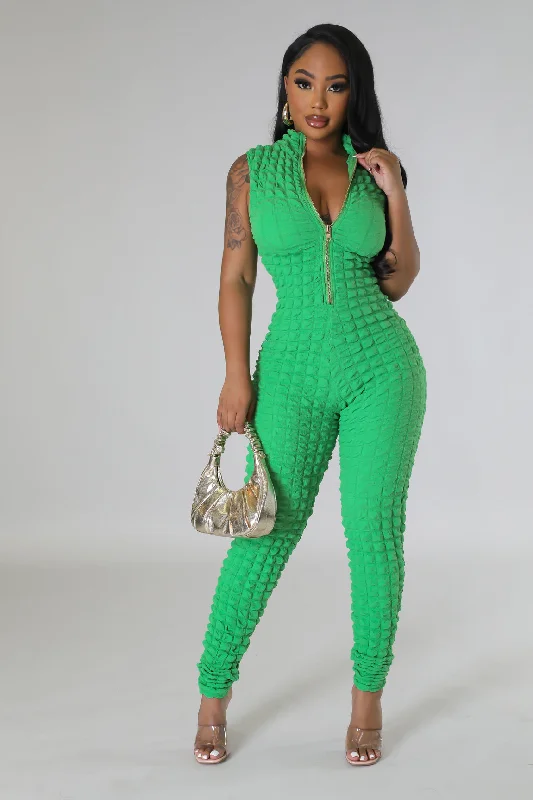 Elegant Clothing For Women Staying Bubbly Jumpsuit