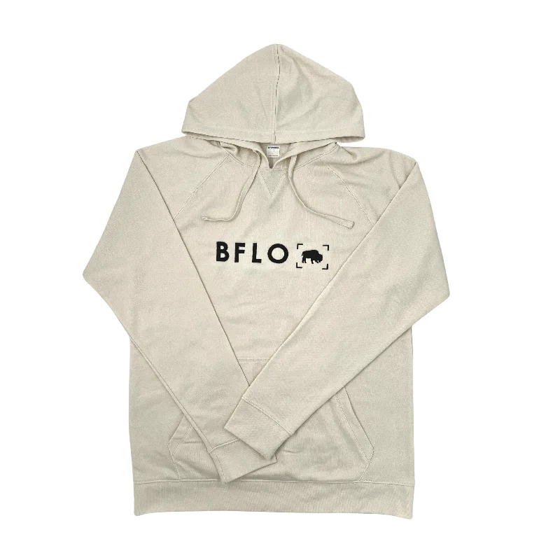 Affordable Fashion Clothing For Women BFLO Embroidered Cream Hoodie