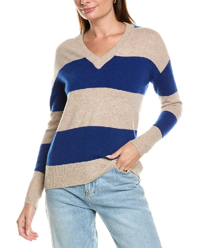 Sustainable Women's Clothes Kier+J Striped Cashmere Sweater