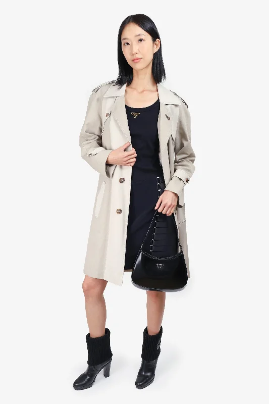 Limited-Time Markdowns On Stylish Wardrobe Essentials Maison Margiela Beige Belted Trench Coat Size 48