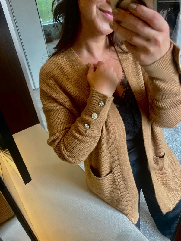 Flash Sale On Stylish Outfits – Hurry Before It's Gone Crystal Cuff Coatigan