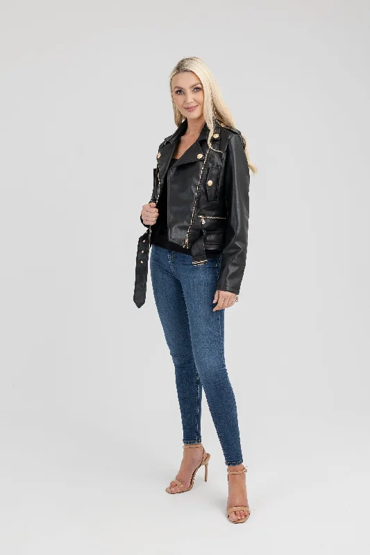 Women's Elegant Clothes Brooke leather jacket