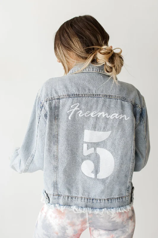 Women's Clothing Apparel Sets Freeman 5 Denim Jacket