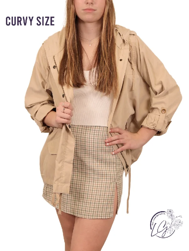 Women's Holiday Outfit Curvy On A Boat Anorak Jacket