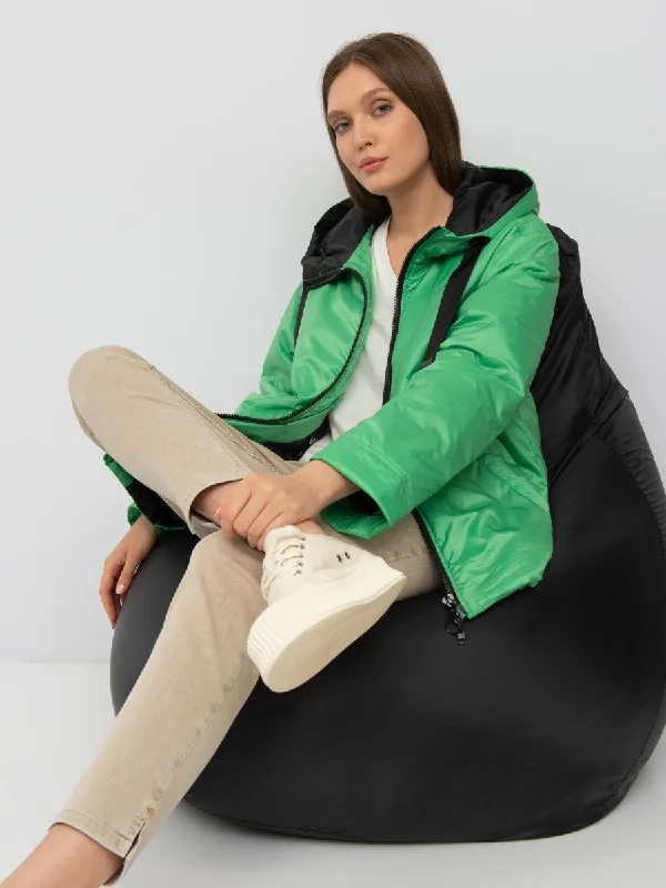Stylish Clothes For Women Outdoor Jacket with Side Slits