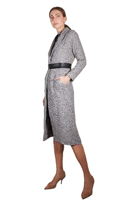 Women's Date Night Outfit Cassina Wool Maxi Coat