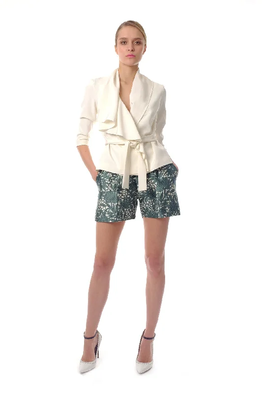 Women's Workout Clothing Ashley Silk Crepe Jacket