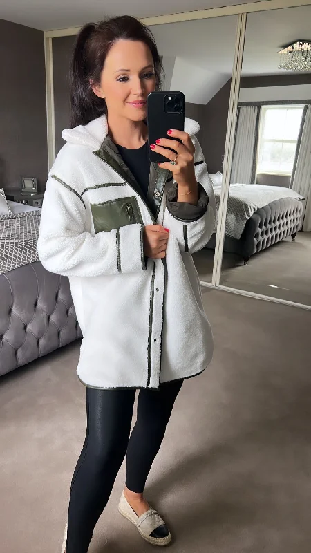 Women's Trendy Clothing Marley reversible shearling jacket