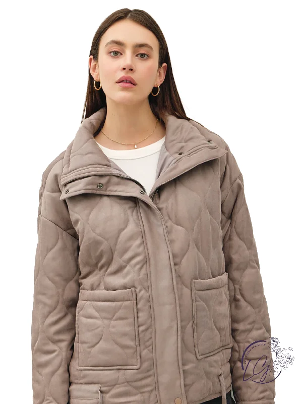 Women's Athleisure Apparel Alpine Breeze Quilted Puffer